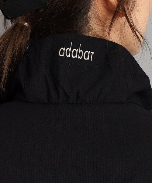 adabat（アダバット）の「◆【接触冷感/UVカット】ストレッチ ジャージブルゾン（ブルゾン・レディース・ライトグレー系9/ブラック・42/40/38）」の4枚目の写真