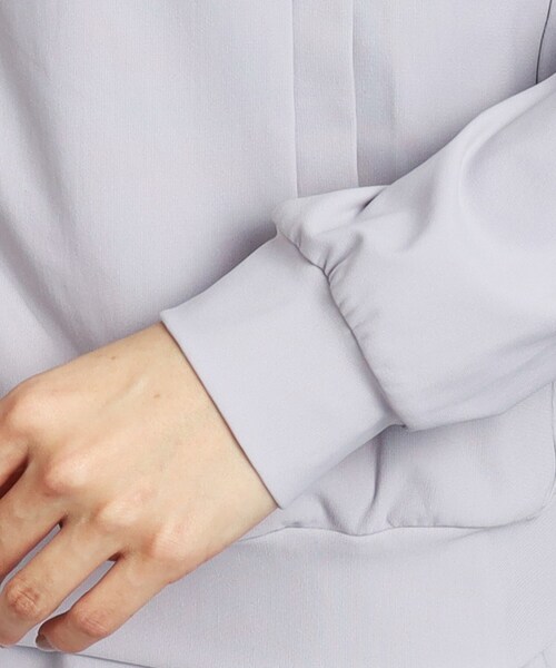 adabat（アダバット）の「◆【接触冷感/UVカット】ストレッチ ジャージブルゾン（ブルゾン・レディース・ライトグレー系9/ブラック・42/40/38）」の18枚目の写真