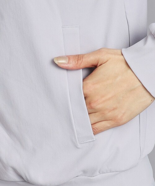 adabat（アダバット）の「◆【接触冷感/UVカット】ストレッチ ジャージブルゾン（ブルゾン・レディース・ライトグレー系9/ブラック・42/40/38）」の19枚目の写真