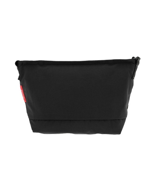 Manhattan Portage（マンハッタンポーテージ）の「Nylon Messenger Slim Flap Zipper Pocket Padded Nylon Taffeta（メッセンジャーバッグ・メンズ・ブラック/オリーブ・SMALL）」の6枚目の写真