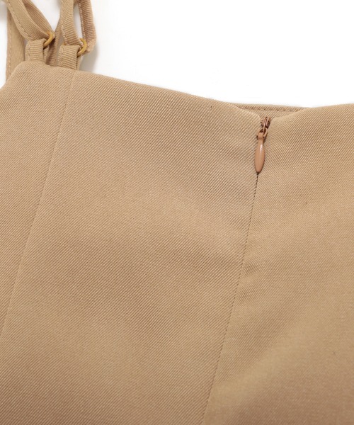 nouvellemoi（ヌーベルモイ）の「Iラインキャミワンピース（ワンピース・レディース・ベージュ/ブラック/アイボリー/ミント・M/L）」の15枚目の写真