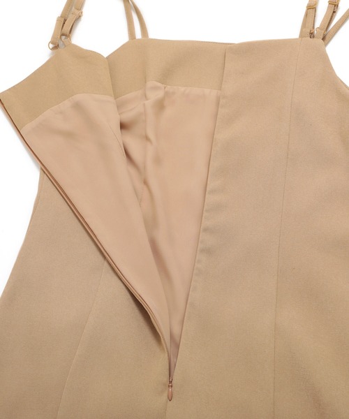 nouvellemoi（ヌーベルモイ）の「Iラインキャミワンピース（ワンピース・レディース・ベージュ/ブラック/アイボリー/ミント・M/L）」の16枚目の写真