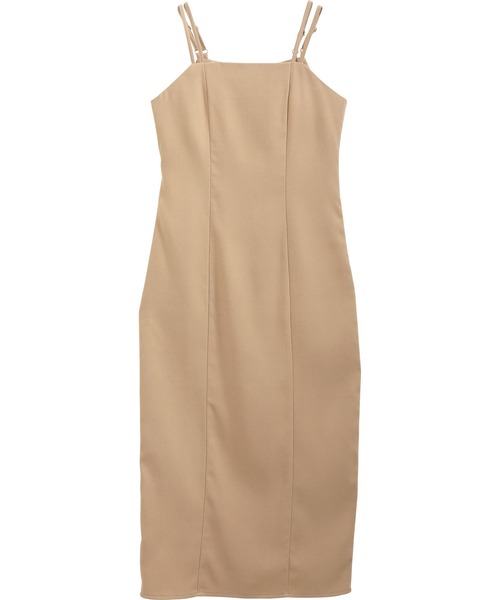 nouvellemoi（ヌーベルモイ）の「Iラインキャミワンピース（ワンピース・レディース・ベージュ/ブラック/アイボリー/ミント・M/L）」の20枚目の写真