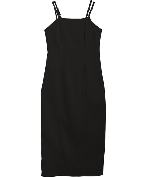 nouvellemoi（ヌーベルモイ）の「Iラインキャミワンピース（ワンピース・レディース・ベージュ/ブラック/アイボリー/ミント・M/L）」の19枚目の写真