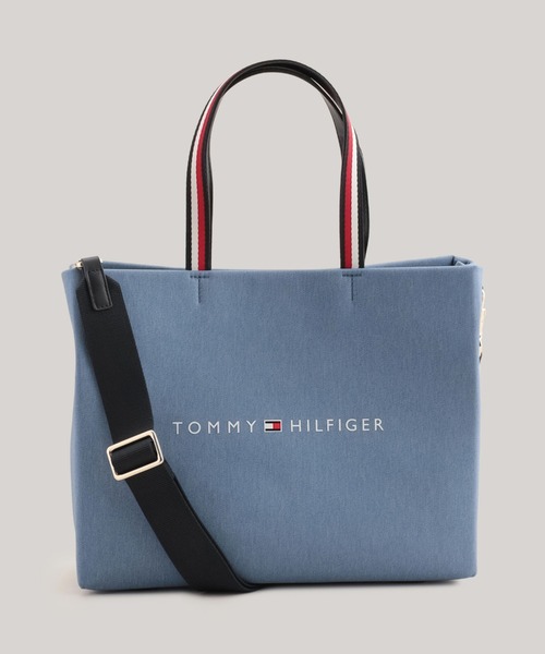 TOMMY HILFIGER（トミーヒルフィガー）の「デニムショッパートートバッグ（トートバッグ・レディース・ブルー・FREE）」の7枚目の写真