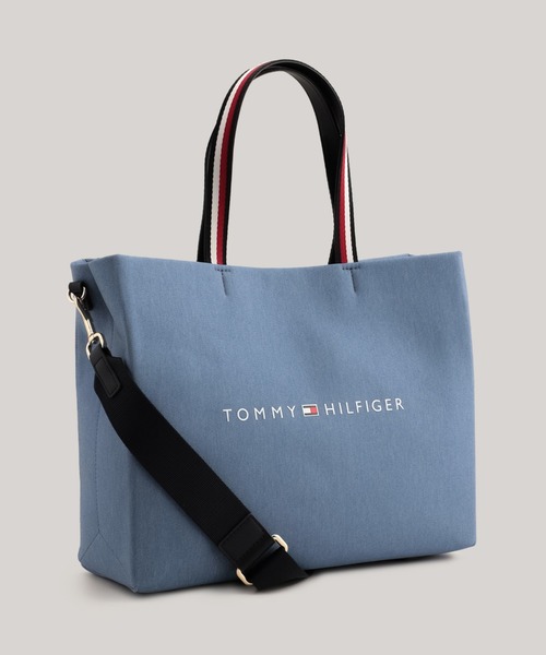 TOMMY HILFIGER（トミーヒルフィガー）の「デニムショッパートートバッグ（トートバッグ・レディース・ブルー・FREE）」の6枚目の写真