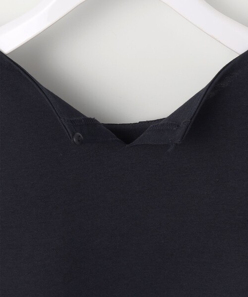 ANY SIS（エニィスィス）の「【吸水速乾・UVケア・接触冷感】コンフォートジャージー ブラウス（Tシャツ/カットソー・レディース・ホワイト系/ネイビー系/ライトグレー系/スカイブルー系・2）」の10枚目の写真