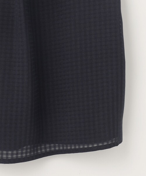 ANY SIS（エニィスィス）の「【吸水速乾・UVケア・接触冷感】コンフォートジャージー ブラウス（Tシャツ/カットソー・レディース・ホワイト系/ネイビー系/ライトグレー系/スカイブルー系・2）」の12枚目の写真