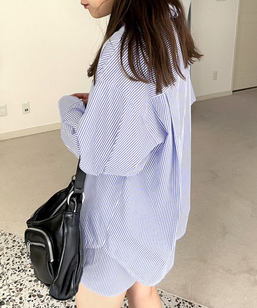 Spick &amp; Span - TICCA ストライプ　オーバーシャツ TICCA - spick and span ticca ストライプシャツの通販 by shop
