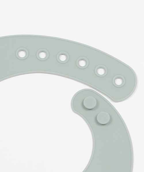 petit main（プティマイン）の「お食事シリコンBIB（スタイ/よだれかけ・キッズ・ライトピンク/ラベンダー/ライトグリーン/アイボリー・FREE）」の8枚目の写真