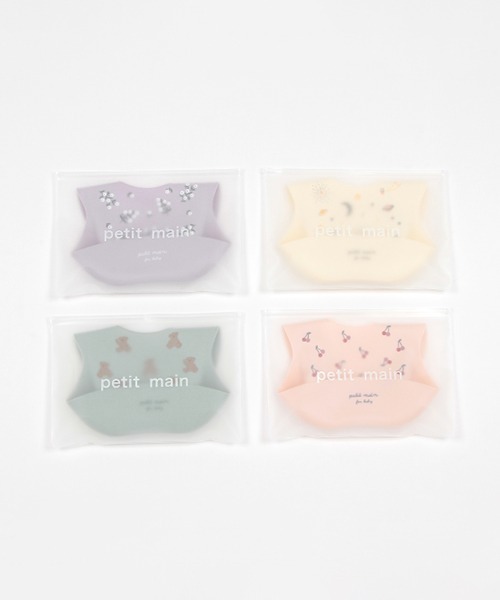 petit main（プティマイン）の「お食事シリコンBIB（スタイ/よだれかけ・キッズ・ライトピンク/ラベンダー/ライトグリーン/アイボリー・FREE）」の10枚目の写真