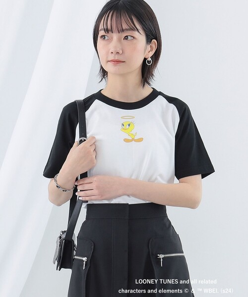 Ray BEAMS(レイビームス)の「LOONEY TUNES / ショートスリーブ Tシャツ(Tシャツ/カットソー・レディース・ブラック/レッド/ブルー・ONE SIZE)」の7枚目の写真
