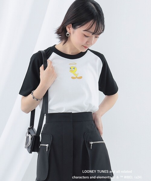 Ray BEAMS(レイビームス)の「LOONEY TUNES / ショートスリーブ Tシャツ(Tシャツ/カットソー・レディース・ブラック/レッド/ブルー・ONE SIZE)」の8枚目の写真