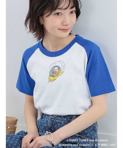 Ray BEAMS(レイビームス)の「LOONEY TUNES / ショートスリーブ Tシャツ(Tシャツ/カットソー・レディース・ブラック/レッド/ブルー・ONE SIZE)」の19枚目の写真