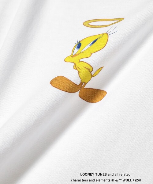 Ray BEAMS(レイビームス)の「LOONEY TUNES / ショートスリーブ Tシャツ(Tシャツ/カットソー・レディース・ブラック/レッド/ブルー・ONE SIZE)」の22枚目の写真