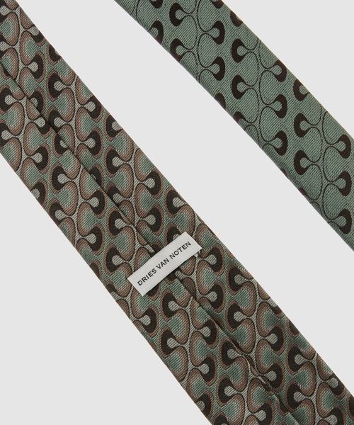 Dries Van Noten 迷彩柄 ドリスヴァンノッテン ネクタイ Dries Van Noten 迷彩柄 ドリスヴァンノッテン ネクタイ