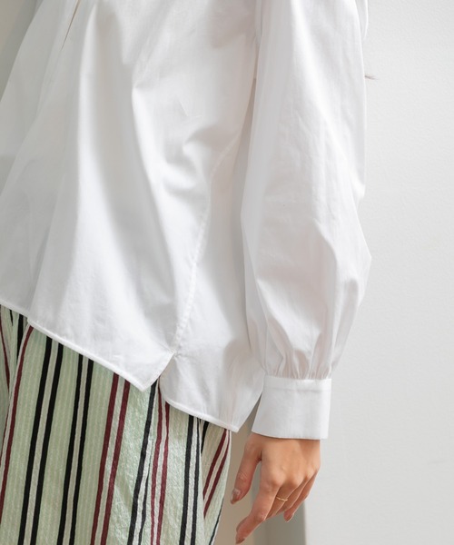 7現行未使用級 ティッカ TICCA スキッパー パフスリーブ シャツ 24ss 7