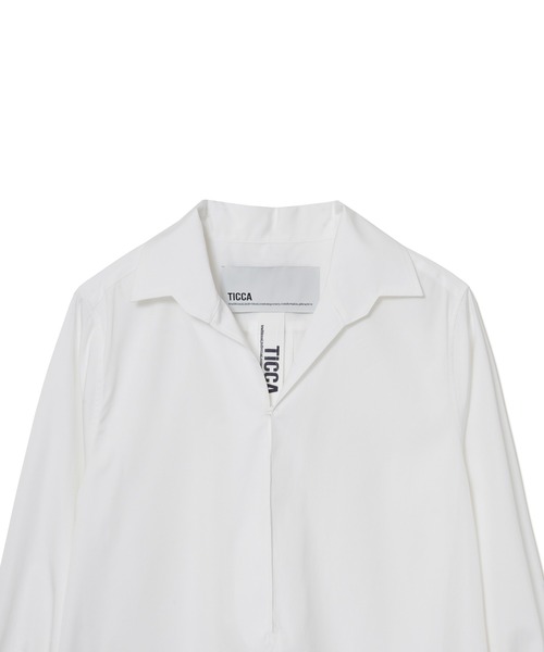 TICCA（ティッカ）の「TICCA スキッパーパフスリーブシャツ（シャツ