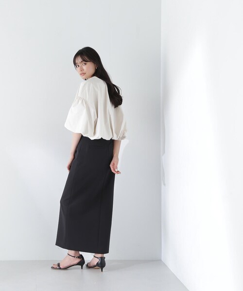 NATURAL BEAUTY BASIC（ナチュラルビューティーベーシック）の「◇バルーンスリーブボレロ（その他アウター・レディース・オフホワイト/ブラック・FREE）」の11枚目の写真