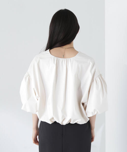 NATURAL BEAUTY BASIC（ナチュラルビューティーベーシック）の「◇バルーンスリーブボレロ（その他アウター・レディース・オフホワイト/ブラック・FREE）」の17枚目の写真