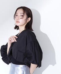 NATURAL BEAUTY BASIC | ◇バルーンスリーブボレロ(その他アウター)