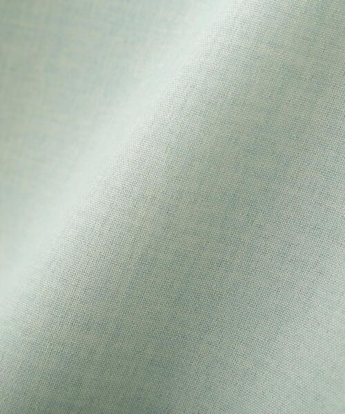 N.（N. Natural Beauty Basic）（エヌエヌナチュラルビューティーベーシック）の「◆ドライポプリンランタンスリーブブラウス（シャツ/ブラウス・レディース・ライトグリーン/オレンジ/グレー/ブラック・MEDIUM）」の6枚目の写真