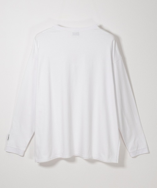 STRAY SHEEP（ストレイシープ）の「【STRAY SHEEP/ストレイシープ】CATグラフィック・ロングスリーブTee/長袖ロンT（Tシャツ/カットソー・レディース・ホワイト/ブラック・LARGE/MEDIUM）」の12枚目の写真