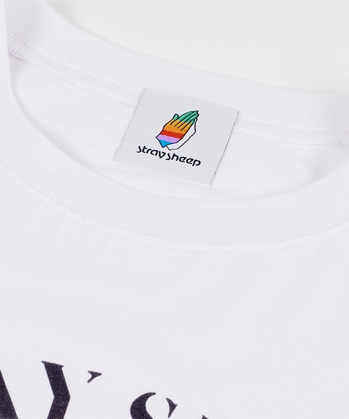 STRAY SHEEP（ストレイシープ）の「【STRAY SHEEP/ストレイシープ】CATグラフィック・ロングスリーブTee/長袖ロンT（Tシャツ/カットソー・レディース・ホワイト/ブラック・LARGE/MEDIUM）」の17枚目の写真
