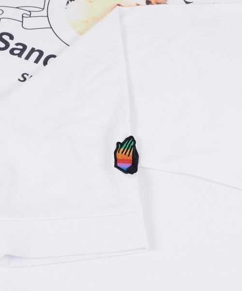 STRAY SHEEP（ストレイシープ）の「【STRAY SHEEP/ストレイシープ】CATグラフィック・ロングスリーブTee/長袖ロンT（Tシャツ/カットソー・レディース・ホワイト/ブラック・LARGE/MEDIUM）」の18枚目の写真