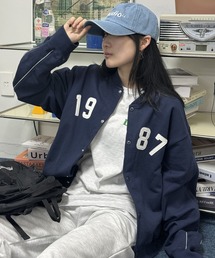 87mm | 【UNISEX】Mmlg／ラインスウェットジャケット  2996127(ブルゾン)