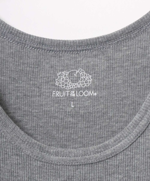 FRUIT OF THE LOOM(フルーツオブザルーム)の「FRUIT OF THE LOOM/フルーツオブザルーム 無地 リブタンクトップ/3枚セット パック入り/レディース メンズ(タンクトップ・メンズ・ホワイト/ブラック/グレー・M/L/LL)」の12枚目の写真