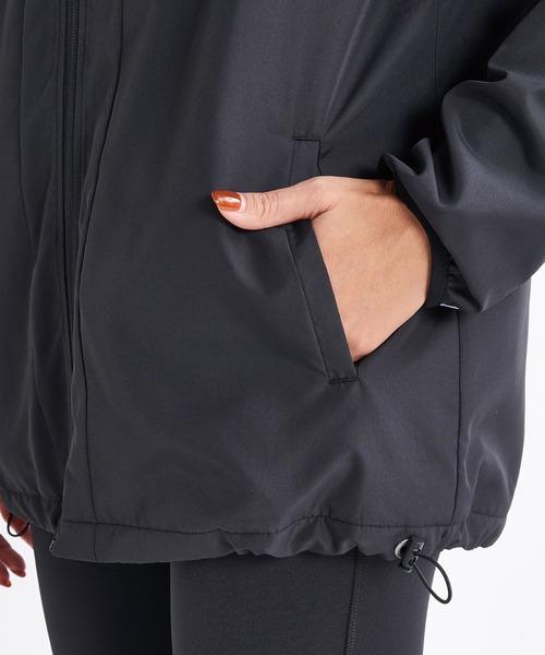 ROXY(ロキシー)の「GOOD ABOUT EVERYTHIN/ロキシー撥水ジャケット(ブルゾン・レディース・ブラック/ピンク・SMALL/LARGE/MEDIUM)」の8枚目の写真