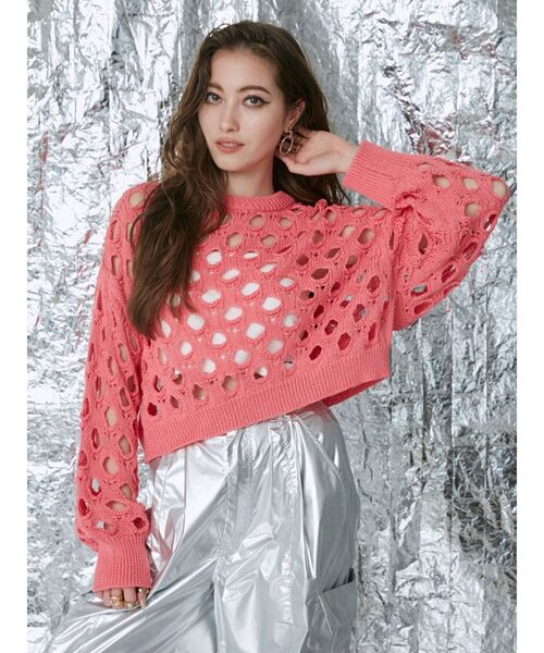 EVRIS（エヴリス）の「DEFORMATION HOOPピアス（ピアス（両耳用）・レディース・シルバー/ゴールド・FREE）」の6枚目の写真