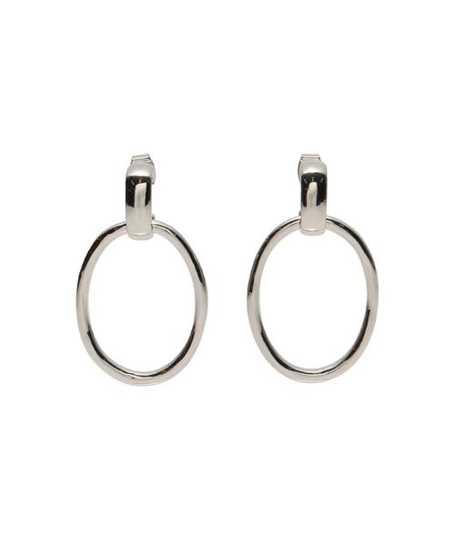 EVRIS（エヴリス）の「DEFORMATION HOOPピアス（ピアス（両耳用）・レディース・シルバー/ゴールド・FREE）」の7枚目の写真