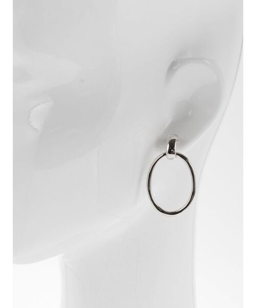 EVRIS（エヴリス）の「DEFORMATION HOOPピアス（ピアス（両耳用）・レディース・シルバー/ゴールド・FREE）」の10枚目の写真