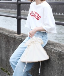 reca | チュール巾着バッグ(ハンドバッグ)