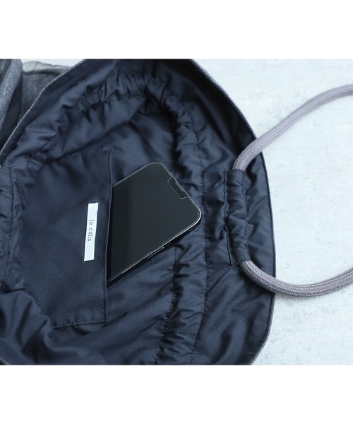 reca（レカ）の「チュール巾着バッグ（ハンドバッグ・レディース・ホワイト/チャコール/ブルー・ONE SIZE）」の18枚目の写真