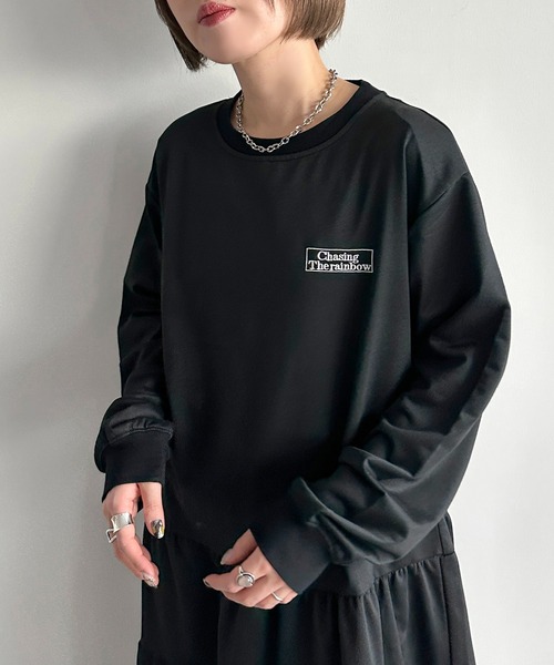 apres jour mignon(アプレジュールミニョン)の「ティアードTシャツワンピース【ZOZOTOWN限定アイテム】(ワンピース・レディース・ブラック系その他/ナチュラル/ブラック・SMALL/X-LARGE/MEDIUM)」の11枚目の写真