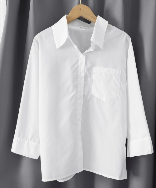 Miniministore(ミニミニストア)の「シャツブラウス レディース 七分袖シャツ(シャツ/ブラウス・レディース・ホワイト・M/L)」の13枚目の写真