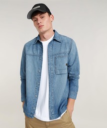 G-STAR | 1-POCKET REGULAR DENIM SHIRT/レギュラーフィットデニムシャツ(シャツ/ブラウス)