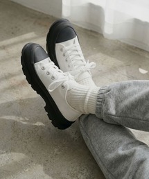 AAA+ ボリュームソール キャンバススニーカー