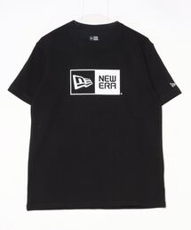 ニューエラ  SS CT TEE BOX LOGO BLK WHI