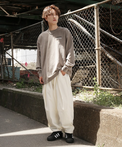セール】ナチュラルストレッチ ワイド チノパンツ（チノパンツ