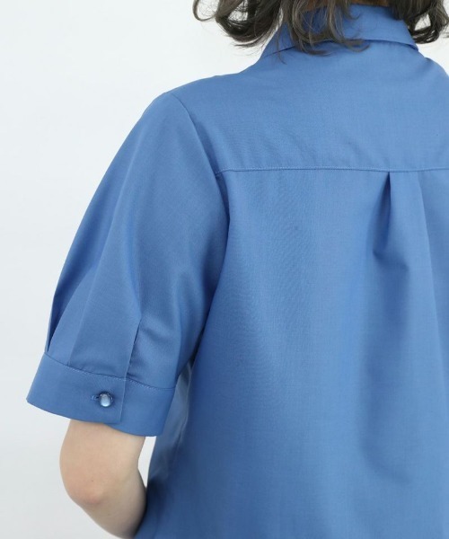 F i.n.t(フィント)の「ネクタイ付きカラーシャツ/fint(シャツ/ブラウス・レディース・ブルー/ピンクベージュ/オフホワイト・FREE)」の21枚目の写真