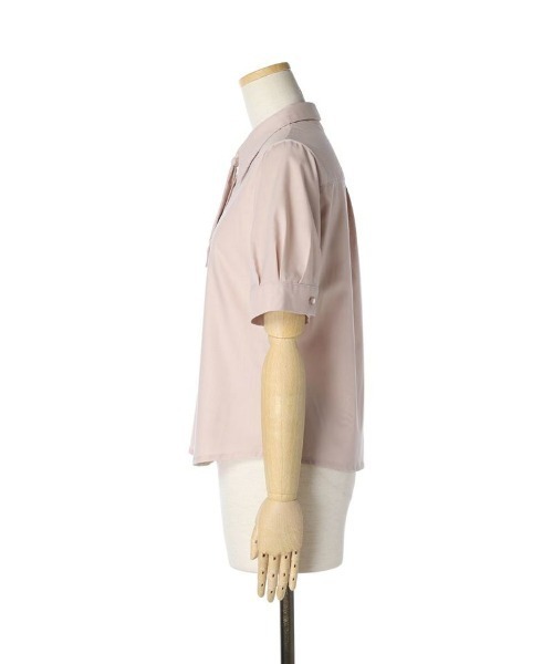 F i.n.t(フィント)の「ネクタイ付きカラーシャツ/fint(シャツ/ブラウス・レディース・ブルー/ピンクベージュ/オフホワイト・FREE)」の8枚目の写真