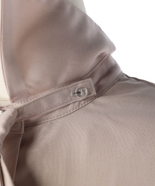 F i.n.t(フィント)の「ネクタイ付きカラーシャツ/fint(シャツ/ブラウス・レディース・ブルー/ピンクベージュ/オフホワイト・FREE)」の10枚目の写真