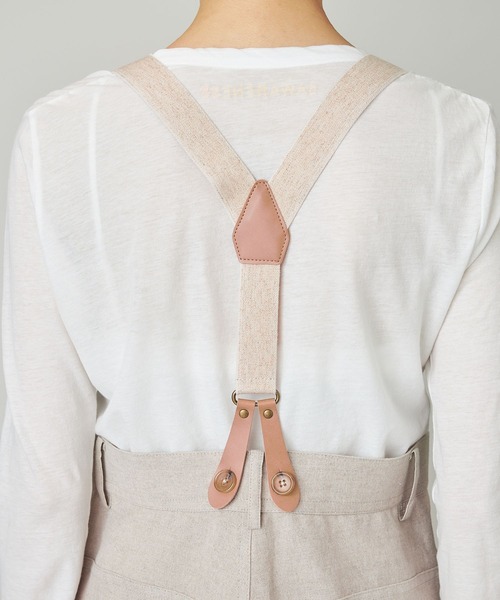 curensolovyリネンサスペンダースカート Curensology（カレンソロジー）の「Curensology(カレンソロジー