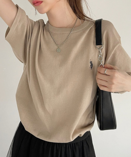 セール】Ada// U.S. POLO ASSN. オーバーサイズ クルーネック