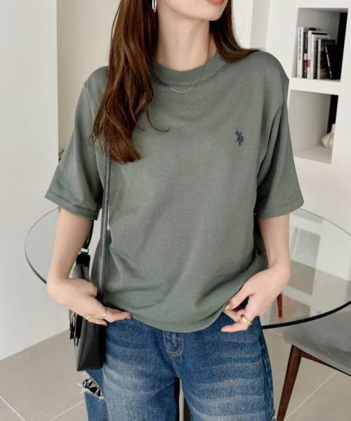 セール】Ada// U.S. POLO ASSN. オーバーサイズ クルーネック