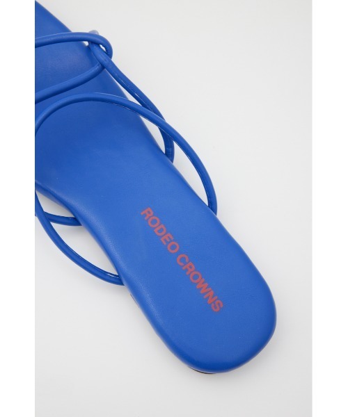 RODEO CROWNS WIDE BOWL（ロデオクラウンズワイドボウル）の「TUBE STRAP SANDALS（サンダル・レディース・シルバー/ブルー/ブラック・MEDIUM/LARGE）」の11枚目の写真
